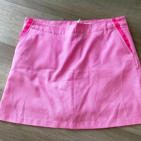 Lady Hagen pink pinstripe skort 10 - Picture 1 of 4